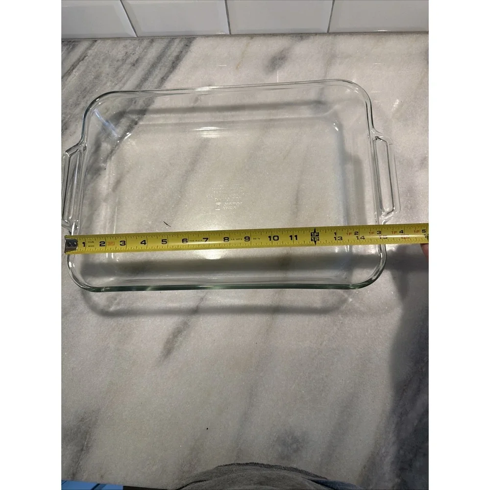 Vintage Anchor Hocking 3 Quart 15x11x3 In Rectangular Casserole Baking Dish USA‎